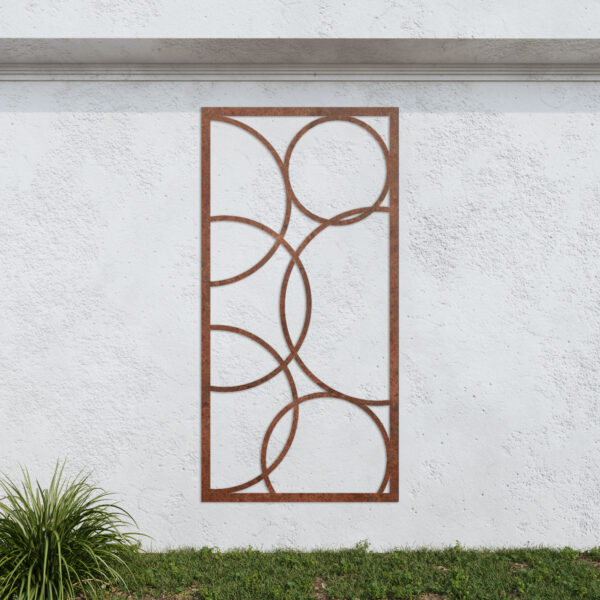 Corten Steel No184 Metal Garden Screen