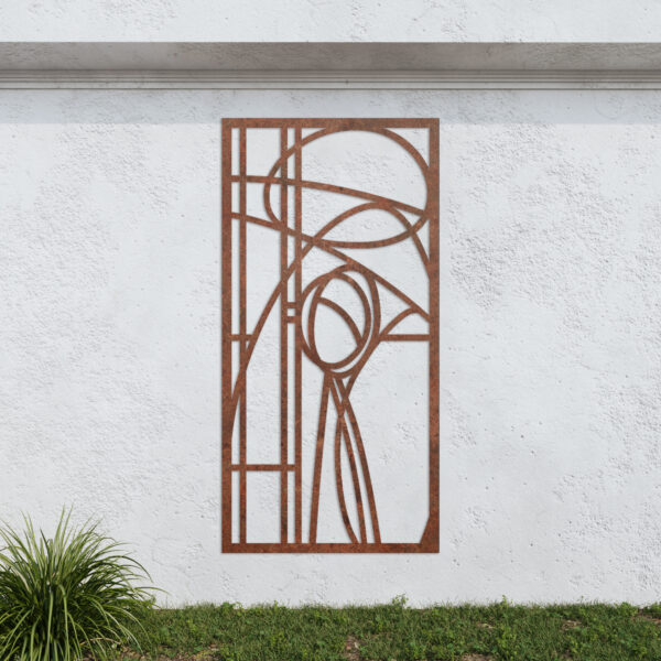 Corten Steel No192 Metal Garden Screen