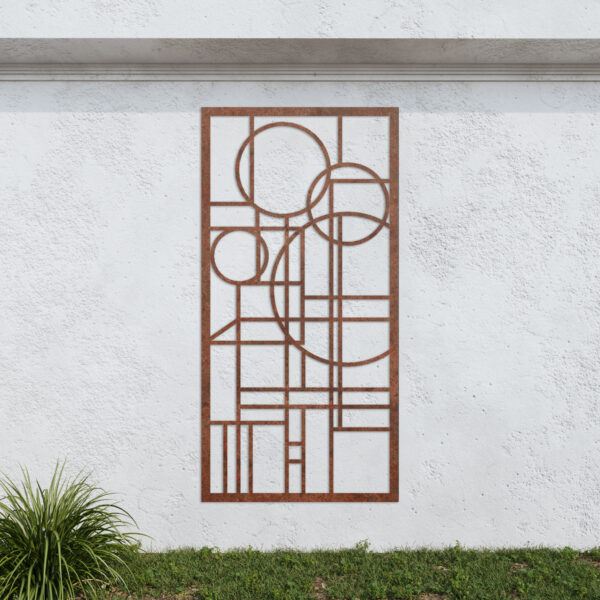 Corten Steel No197 Metal Garden Screen