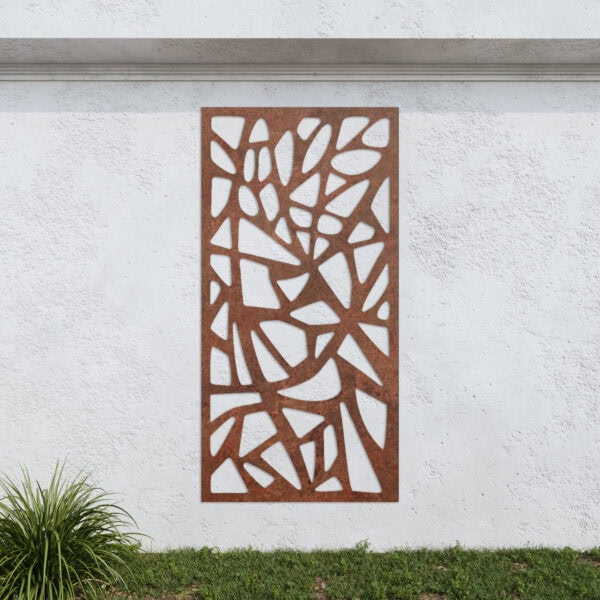 Corten Steel No20 Metal Garden Screen