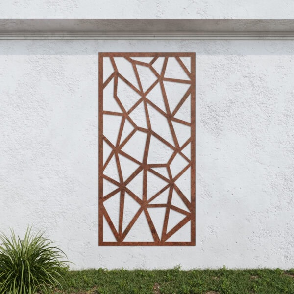 Corten Steel No24 Metal Garden Screen