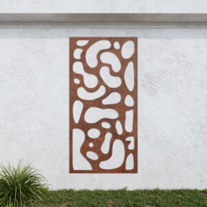 Corten Steel No25 Metal Garden Screen