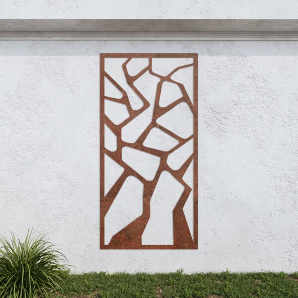 Corten Steel No26 Metal Garden Screen