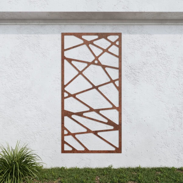 Corten Steel No28 Metal Garden Screen