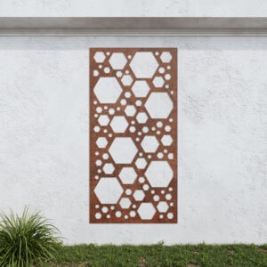 Corten Steel No31 Metal Garden Screen