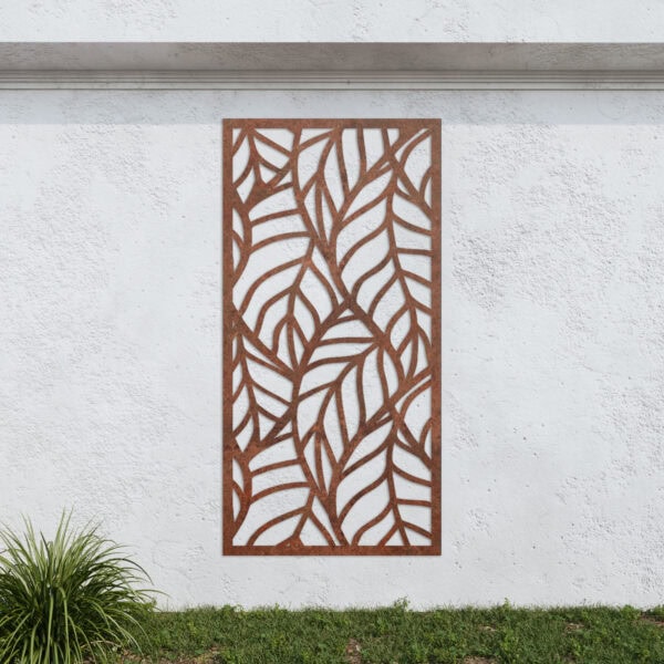 Corten Steel No41 Metal Garden Screen