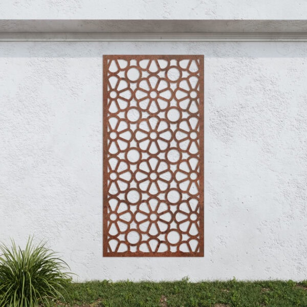 Corten Steel No44 Metal Garden Screen