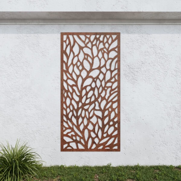 Corten Steel No45 Metal Garden Screen