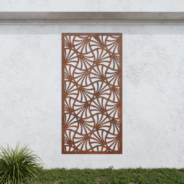 Corten Steel No51 Metal Garden Screen