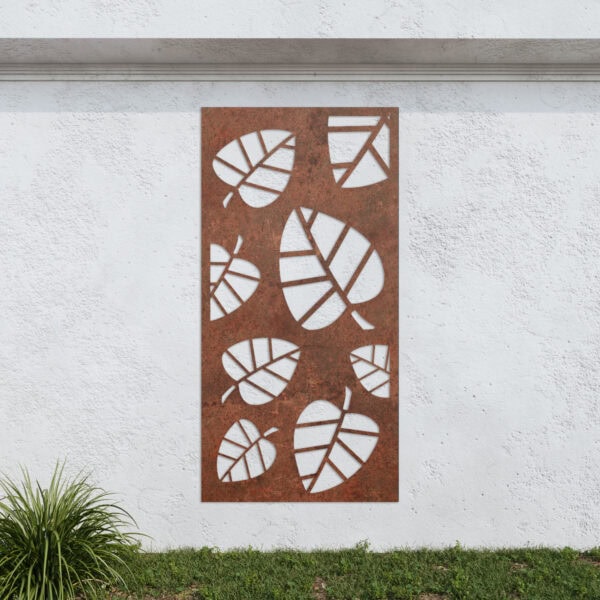 Corten Steel No55 Metal Garden Screen