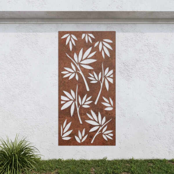 Corten Steel No57 Metal Garden Screen