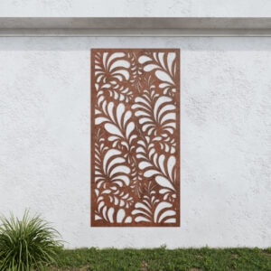 Corten Steel No6 Metal Garden Screen