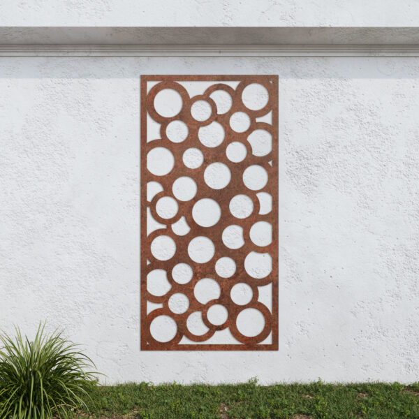 Corten Steel No60 Metal Garden Screen