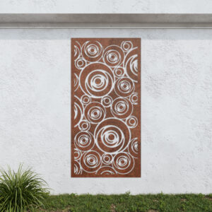 Corten Steel No63 Metal Garden Screen