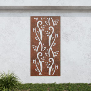 Corten Steel No68 Metal Garden Screen