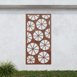 Corten Steel No69 Metal Garden Screen