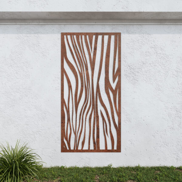 Corten Steel No7 Metal Garden Screen