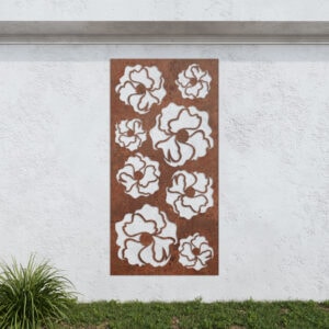 Corten Steel No74 Metal Garden Screen