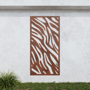 Corten Steel No8 Metal Garden Screen