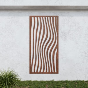 Corten Steel No83 Metal Garden Screen