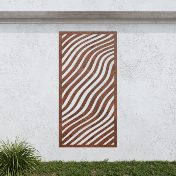 Corten Steel No85 Metal Garden Screen