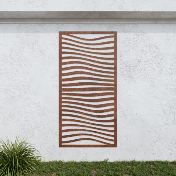 Corten Steel No86 Metal Garden Screen