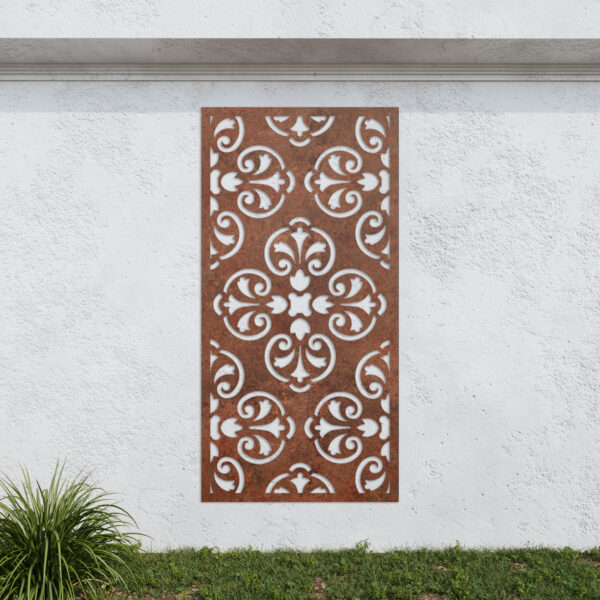Corten Steel No89 Metal Garden Screen