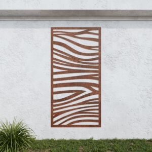 Corten Steel No9 Metal Garden Screen
