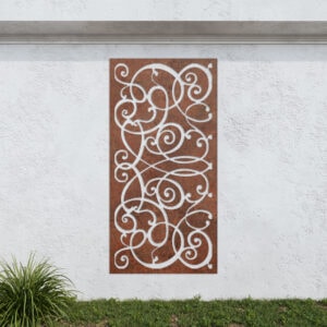 Corten Steel No90 Metal Garden Screen
