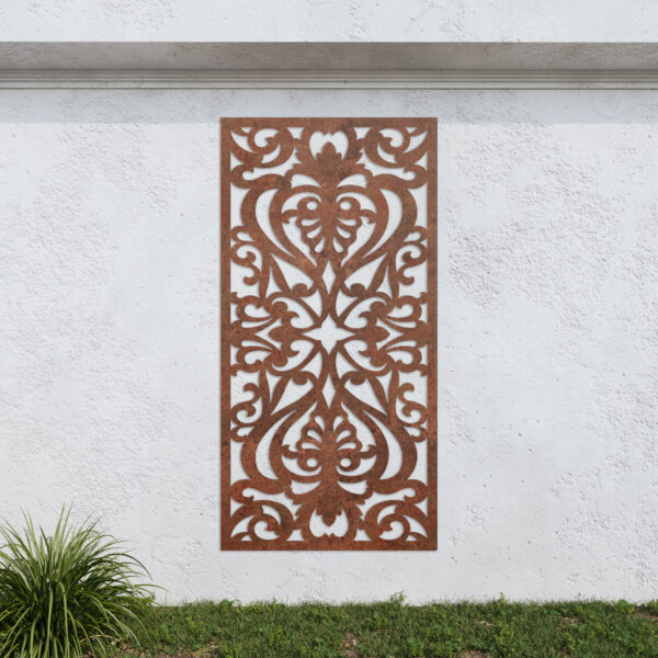 Corten Steel No91 Metal Garden Screen