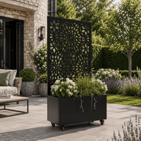 No195 Planter with Decorative Screen