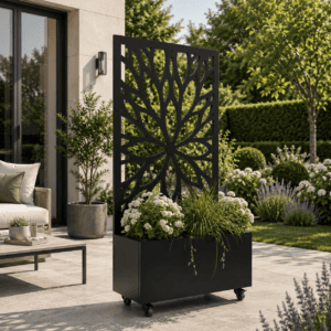 No5 Planter with Decorative Screen