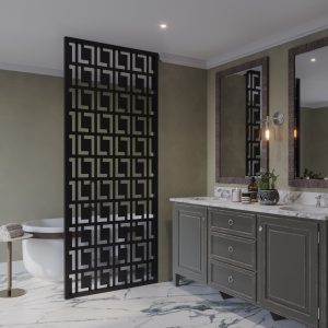 Metal Floor To Ceiling Room Divider – No16 – Bespoke Size