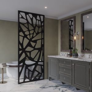 Metal Floor To Ceiling Room Divider – No19 – Bespoke Size