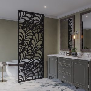 Metal Floor To Ceiling Room Divider – No6 – Bespoke Size