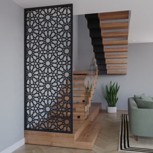 Metal Floor To Ceiling Room Divider – No217 – Bespoke Size