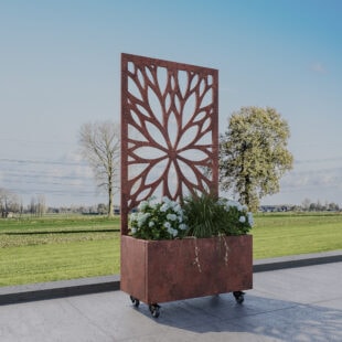 corten planter no5