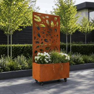 No4 Corten Planter