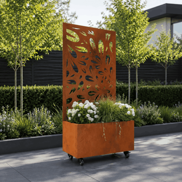 No4 Corten Planter