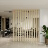 solid tulipwood slat room divider