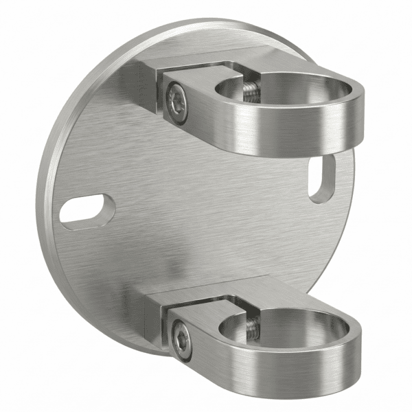 SS316 Stainless Steel Handrail Post Fascia Mount
