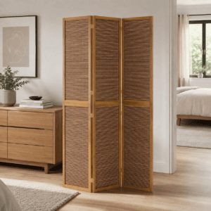 Bamboo Slat Folding Divider