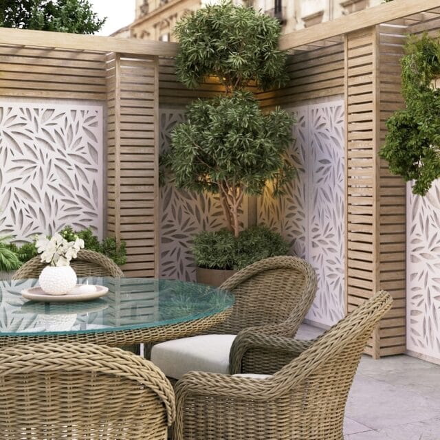 Embrace the serenity of a relaxed Sunday with our stylish garden screens. Create your own tranquil oasis and enjoy the perfect blend of privacy and elegance. 🌿 

#GardenScreens #SundayVibes #OutdoorLiving #Sunday #Luxuryscreens #Gardenscreens #Gardenscapes #landscapephotography #landscaping